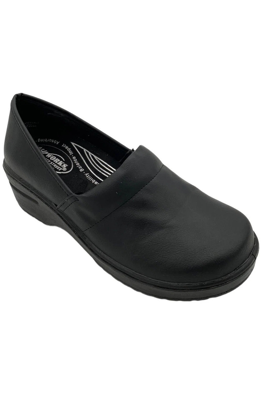 Easy Works by Easy Street Clogs Laurie Black - Wide